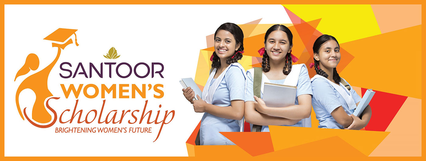 Image result for Santoor Women's Scholarship program to help poor girl students pursue a degree of a minimum three year period